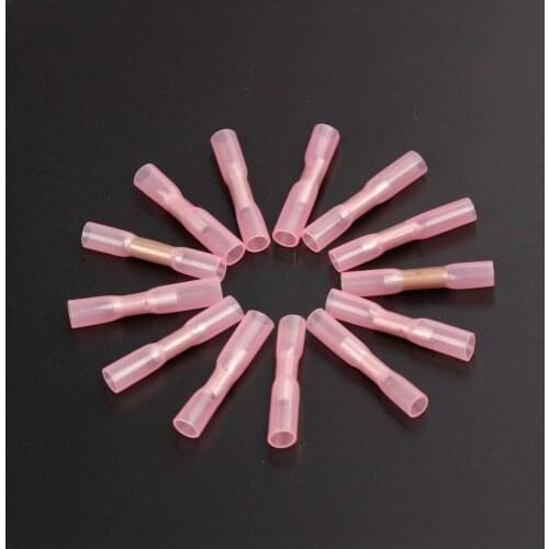 0.5-1.5 square red BHT1.25 waterproof heat shrinkable tube wire connector cold terminal connector on the joint column