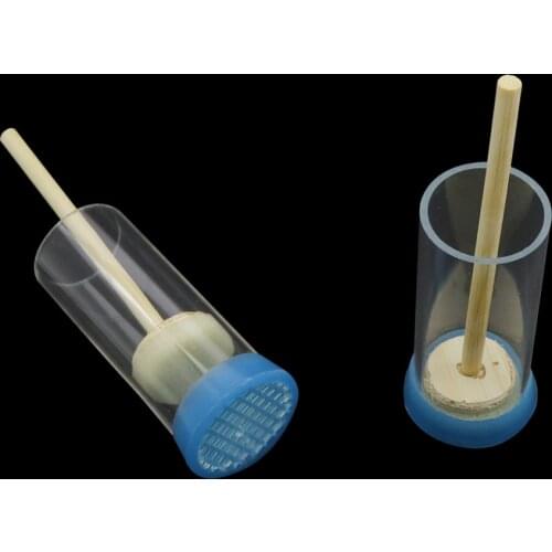Bee Queen Marking Cage Bottle With Soft Plunger Plastic Bee Marker Beekeeping Equipment Beekeeper Marker Queen Bees Tool 20 Pcs