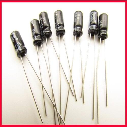 50V 0.1UF electrolytic capacitor Volume: 4*7 10 pcs