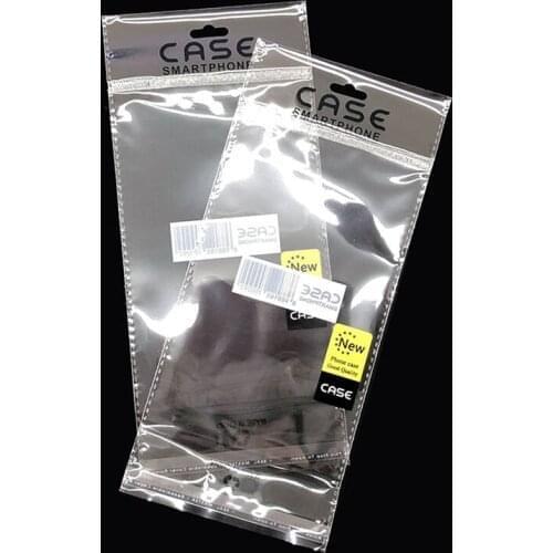 400Pcs Clear Plastic Storage OPP Poly Self-Adhesive Bag With Hang Hole For Iphone XS XR Back Case Cover For Samsung S7 S8 Case