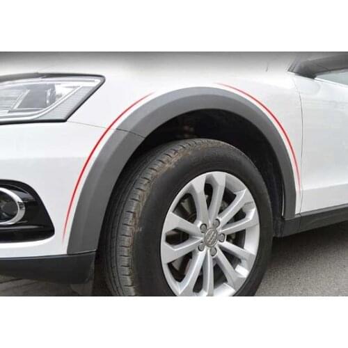8.5cm wide car Fender Flares Wheel Arch Eyebrows decoration Strip guard cover protection trims Fit for Q5 2010-2018