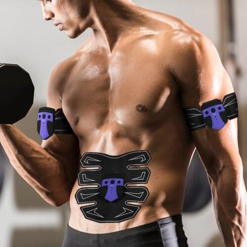 ABS 6-Mode Intell8gent Electric Treatment Massager Abdominal Muscle Trainer Smart Fitness Abdomen Arm Leg Body Fitness Equipment