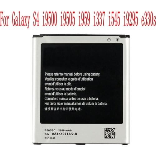 High Quality 2600mAh B600BE Battery For Galaxy S4 i9500 i9505 i959 i337 i545 i9295 Cell Phone
