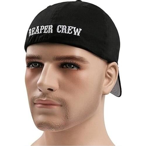 1PCS SOA Sons of Anarchy Fitted Baseball Cap Hat Embroidered Hat Black