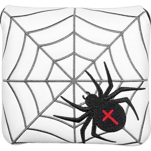 PU Leather Magnetic Closure Golf Headcover Square Large Mallet Putter Covers for MySpider X ,Spider X , Spider S Putter