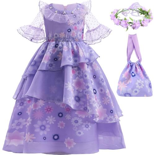 Spring Winter Teen Girls Dress Lace Flower Bridesmaid Elegant Dresses Teenager Dress For girls Party Evening clothing