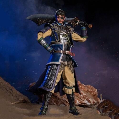 For Collection 1/6 Scale Male Dynasty Warriors 8 Xiahou Dun Full Set Action Figure Accessory Model for Fans Gifts
