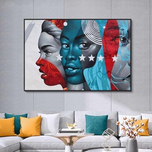 Fantasy Women Painting Canvas Posters and Prints Art Wall Decor Abstract Picture for Living Room Home Decoration