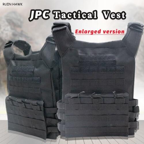 JPC Tactical Vest Men Hunting Molle Vest Military Gear Army Plate Carrier Vest Airsoft Paintball Protection Body Armor