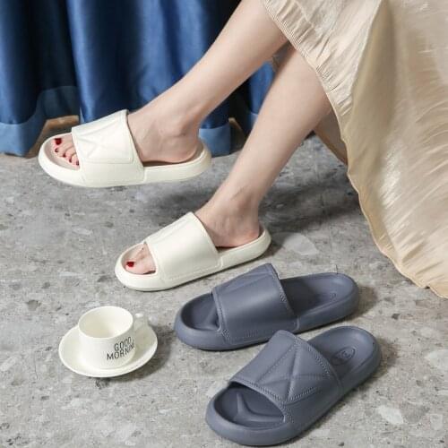 Summer Men Indoor Slippers Floor Flat Couple Shoes Indoor Eva Flip Flops Female Non-slip Bathroom Soft Home Women Sandals