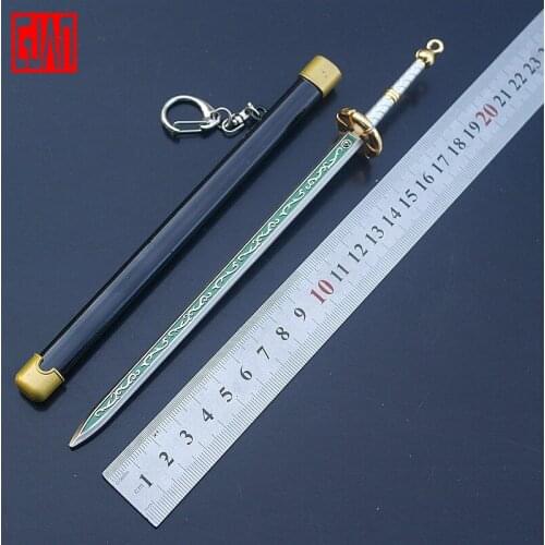 Cartoon Alloy Weapon Sauron Seven Star Sword Weapon With Sheath To Send Display Stand
