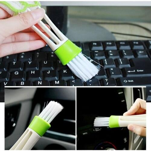 Hot Car Air Freshener Dirt Dust Clean Care Brush Car tool accessories Cleaning Brush Air Conditioning Vent Blinds Microfiber