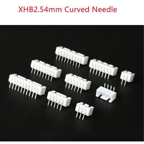XHB2.54mm Connector Female Straight/Curved Needle Socket With Lock 2/3/4/5/6/7/8/10P