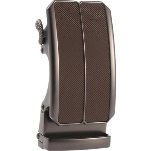 Leisure Belt Buckle, Automatic Ratchet Buckle Alloy Suitable 3.3-3.6cm Belt Mens Belt Buckle