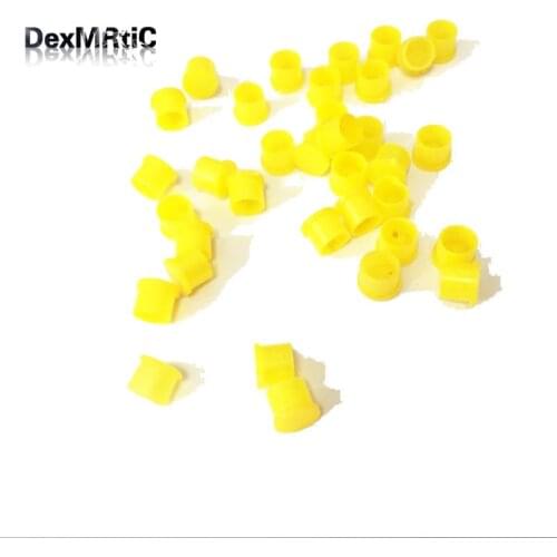 100pcs SMA Dust cap protective cover 6mm yellow color for SMA female connector wholesale