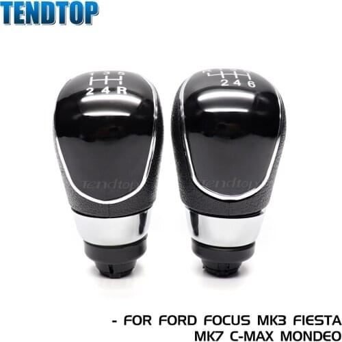 1Pcs Gear Shift Knob Lever Stick Head Car Facelift For Ford Focus MK2 MK3 Fiesta MK7 C-max B-max Mondeo MK4 Kuga Transit Galaxy