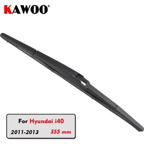 KAWOO Car Rear Wiper Blade Blades Back Window Wipers Arm For Hyundai i40 Hatchback (2011-2013) 355mm Auto Windscreen Blade