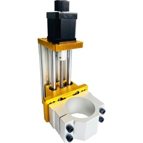 SHGO HOT-CNC Aluminum Sliding Table Apply Nema17/23 42BYG/57 Stepper Apply 54mm Spindle Fixture T8 Copper Anti-Backlash Nut