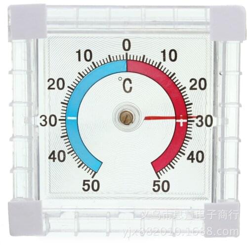 Temperature Thermometer Window Indoor Outdoor Wall Greenhouse Garden Home
