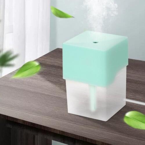 220ml Mini Ultrasonic Air Humidifier Mist Essential Oil Diffuser Car Purifier Bedroom Night Light Aromatherapy Humidifiers
