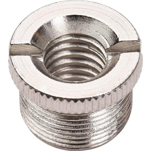 High Quality 5/8" Male to 3/8" Female Screw Microphone Mic Stand Adapter Thread Screw Durable Sturdy