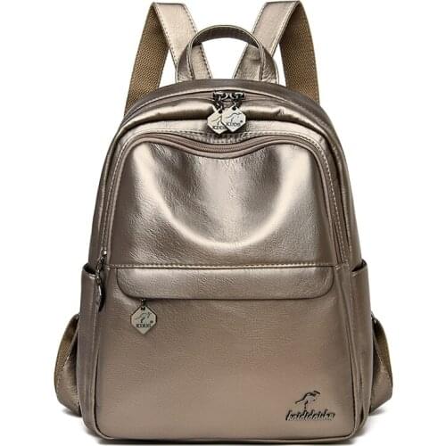 High Quality Schoolbag Large Capacity School Bag Travel Bag New Arrival Woman Backpack Leather Brand Female Backpacks