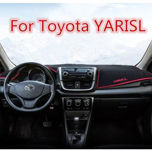 For Toyota YARIS L 2014 2015 Automobile Instrument Panel Shading Pad Dashboard Cover Light Pad Dark Mat