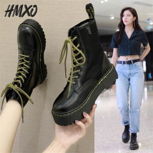 HMXO Martin Women Thin Short Tube Thick-soled Net Short Hollow Boots Breathable Mesh Retro Sandals Handsome In Tube Jk Boots