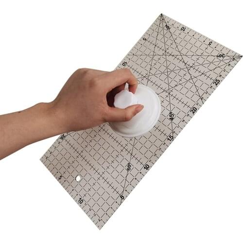 1 Pcs Rotating suction cup DIY Sewing Tools Strong Suction Ruler Handle Strong Adsorption For Quilting Patchwork Ruler