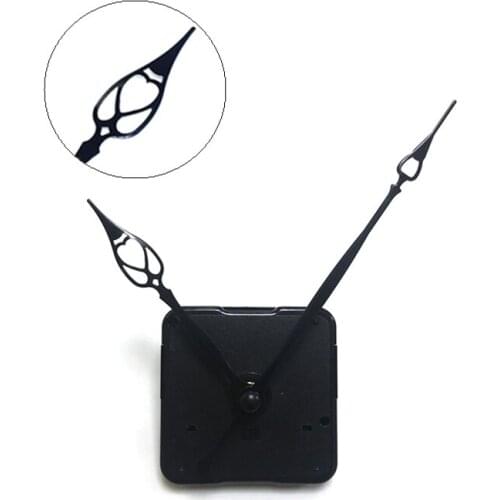 10sets 8/12/18/20mm shaft Hollow Heart-shaped hands Silent wall Quartz Clock Movement Mechanism Repair Tool Parts Kit DIY Set