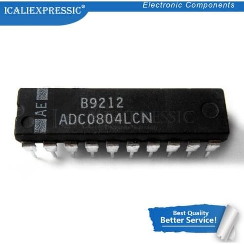 2PCS ADC0804LCN DIP20 ADC0804 DIP 0804LCN DIP-20 new and original IC
