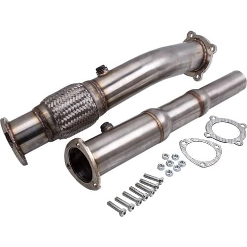3 Inch Stainless Steel Exhaust Downpipe Decat Pipe For Vw Seat Leon 1.8T Turbo