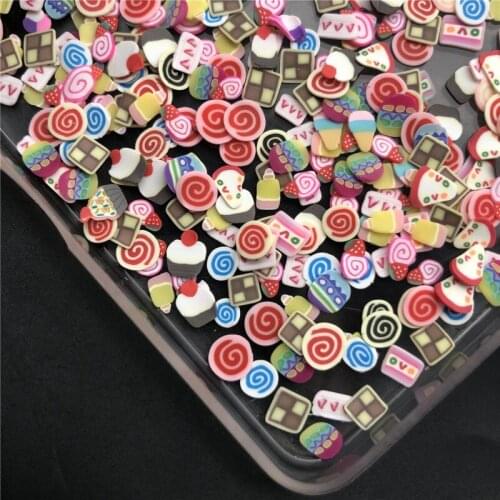 60g Cake Polymerclay,Soft Clay Sprinkle For Kids Diy/Craft Diy Making/Nail Art/Scrapbook Decoration/Craft Filler wholesale