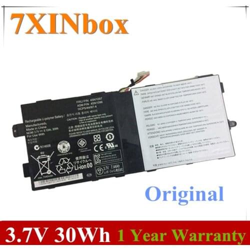 7XINbox 3.7V 30Wh 8.12Ah Original 45N1096 45N1097 1ICP5/44/97-4 Laptop Battery For Lenovo ThinkPad Tablet 2 battery