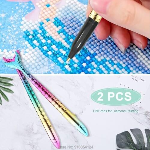 Diamond Painting Drill Pen Fish Shape Embroidery Tool 5D DIY Pen Point Diamond Mosaic Accessories