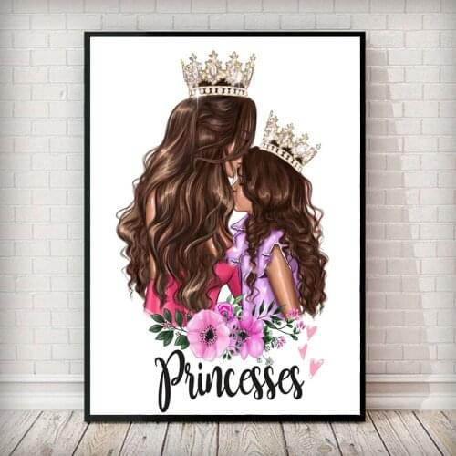 Princess Mother And Daughter Diamond Painting With Square Rhinestones Diamond Embroidery Cross Stitch Kit Diamond Mosaic
