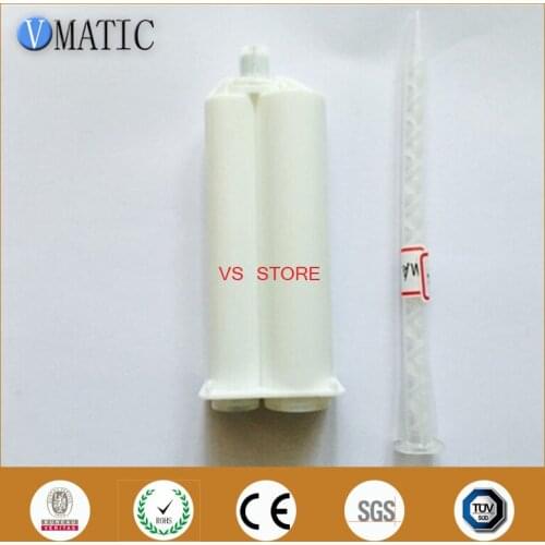 Free Shipping Two Component Cartridge 1:2 And Ma Static Mixer 6.3-21S For 50ml/cc Dispensing Gun