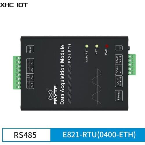 Digital RS485 RJ45 4 Channel Input Modbus TCP RTU Wireless Transparent Transceiver Modem with Ethernet port E821-RTU(0400-ETH)