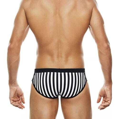 Brand Padded Swim Briefs black bikini Strips Push-Up Sexy Swimwear Men Swimming Briefs Surffing Beach Shorts Mayo Sungas shorts