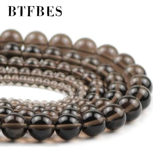 BTFBES Natural Stone Gray Ice obsidian Beads Round Loose Spacer Beads For Jewelry Making 4/6/8/10/12mm DIY Handmade Bracelets