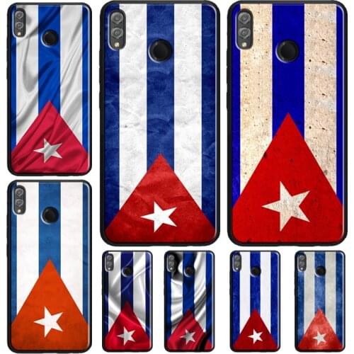 Cuba flag Case For Huawei Honor 10 Lite 9 20 Pro 10i 9X 8X 7X V20 7A 8A 8C Nova 5T Y9 Y7 Y6 2019