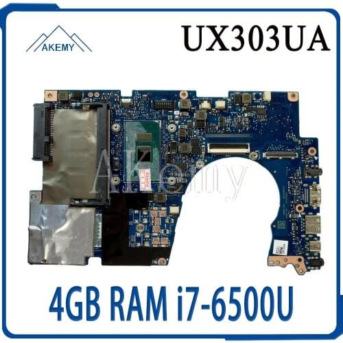 For Asus UX303UA UX303U UX303UB U303U Laptop motherboard Mainboard test ok GM 4GB RAM i7-6500U CPU