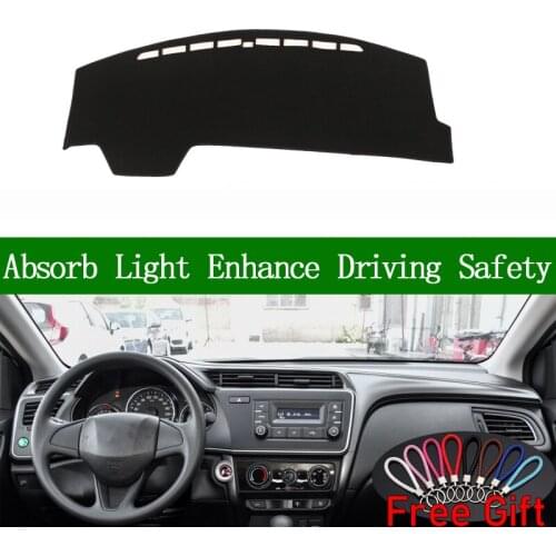 For Honda greiz 2016 Dashboard Cover Sun Shade Non-slip Dash Mat Pad Carpet Car Stickers Interior Accessories