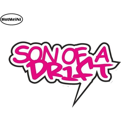 HotMeiNi Car Styling Car Sticker Son of a Drift Vinyl Sticker Laptop Travel Luggage Car Waterproof Accessories 13 x 8cm