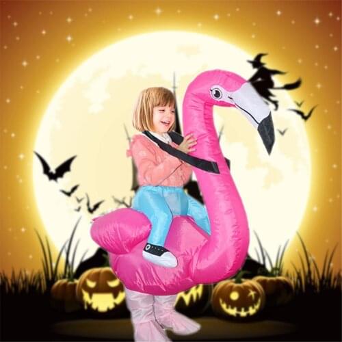 Innovative Toy Inflatable Flamingo Carnival Cosplay Costumes Halloween Christmas Party Funny Cosplay Fancy Dress Mascot Clothing