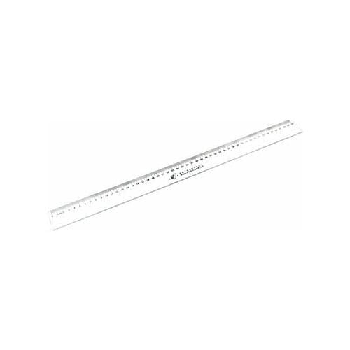 0-50 Range Measurement Arabic Numeral Dial Ruler Black for Office