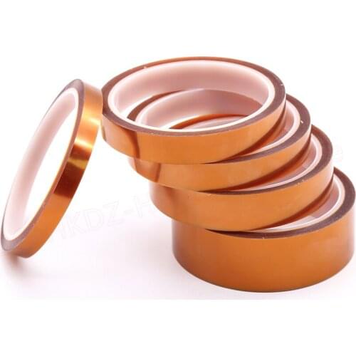 KAPTON TAPE Brown High Temperature Tape 280 Degree Circuit Board Insulation Tape For Solder Protection 1/2/3/5 Roll