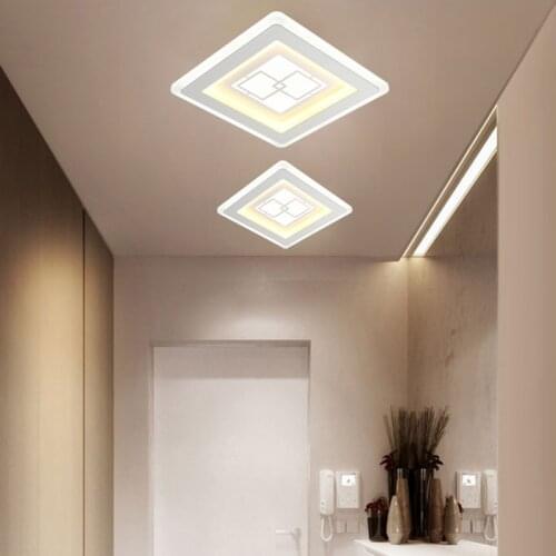 Chinese Style Square Aisle Light Corridor Light Creative Led Porch Light Embedded Spotlight Surface Mounted Ceiling Downlight