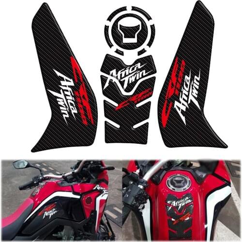 Motorcycle for Honda Africa Twin CRF1100L 2020 Modified Protective Fuel Tank Sticker Clip Leg Sticker Non-slip Sticker