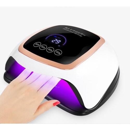 Brand New LCD Smart Sensor Nail Lamp 168W Nail Machine Led Phototherapy Lamp Uv Nail Lamp